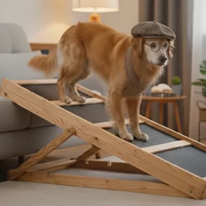 rampa ajustable para mascotas