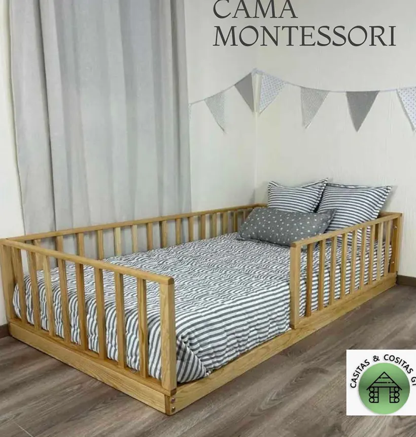 cama montessori con baranda cama montessori con baranda