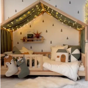 cama montessori estilo casita